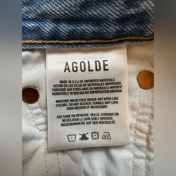 AGOLDE Riley High Rise Straight Crop - Picture 14 of 16